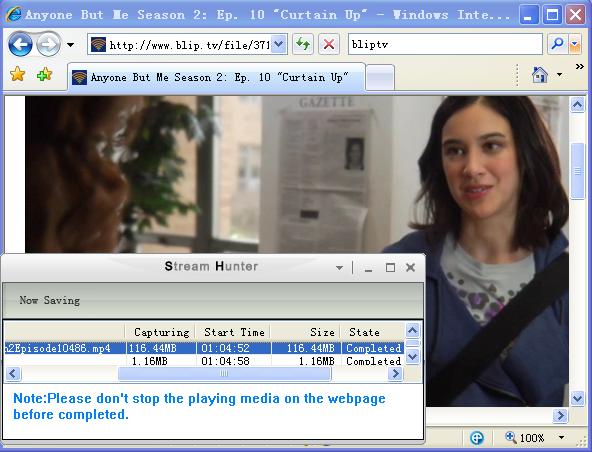 Download  blip tv Video Completed
