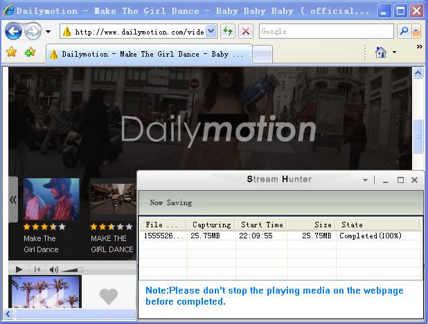 Download Dailymotion Completed