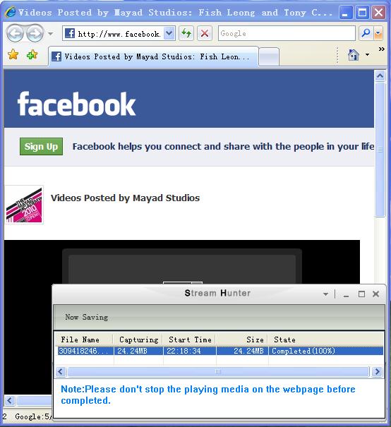 Download  Facebook Video Completed