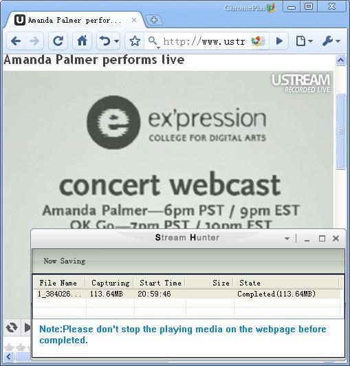 Download  ustream tv Video Completed